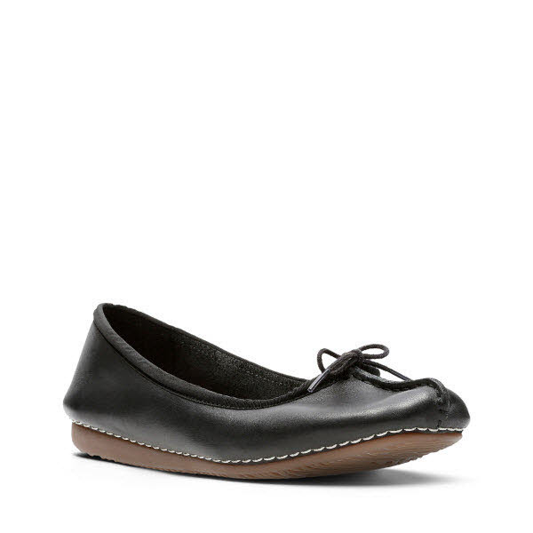 Clarks Freckle Ice Ballerina Schwarz - Bild 1