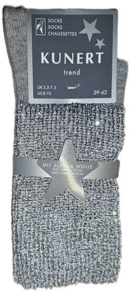 Kunert Socken Grau