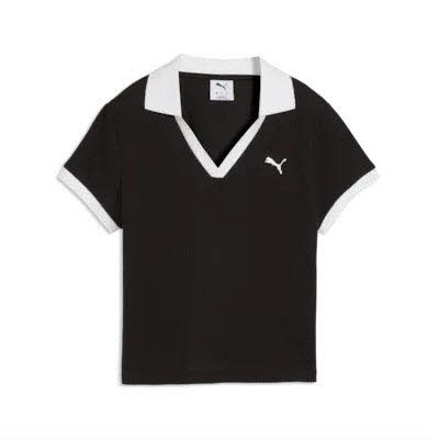 Puma Poloshirt Schwarz - Bild 1