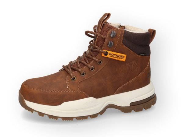 Dockers Schnürboot Warmfutter Cognac