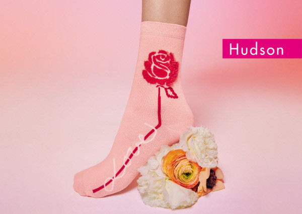 Hudson Socken Rosa