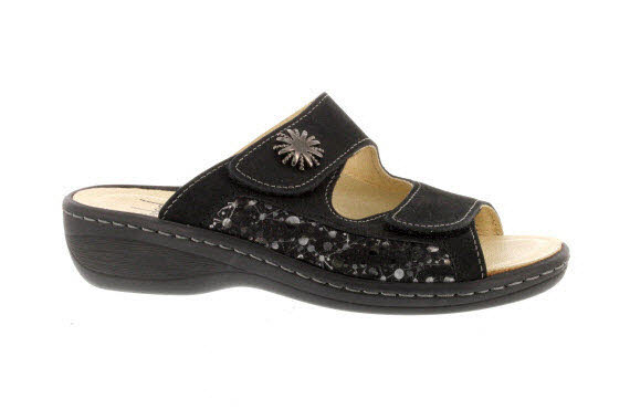 Belvida Pantoffel Schwarz