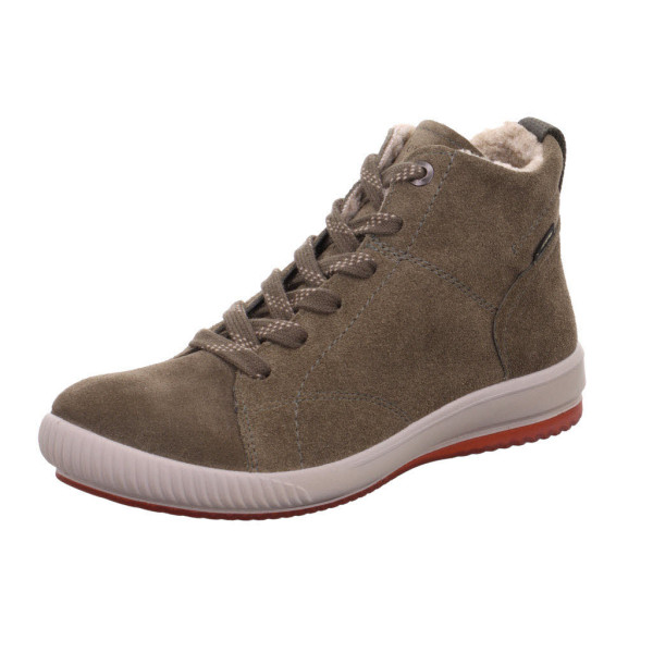 Legero Stiefelette Schnürboot, Warmfutter Oliv