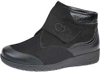 Waldläufer Klettstiefel Warmfutter Schwarz