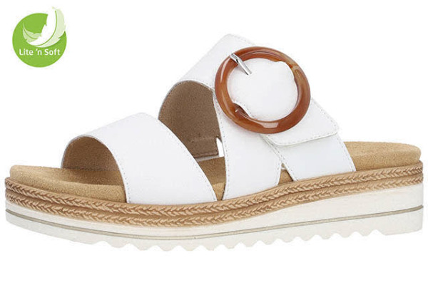 Remonte Pantoffel Weiß - Bild 1