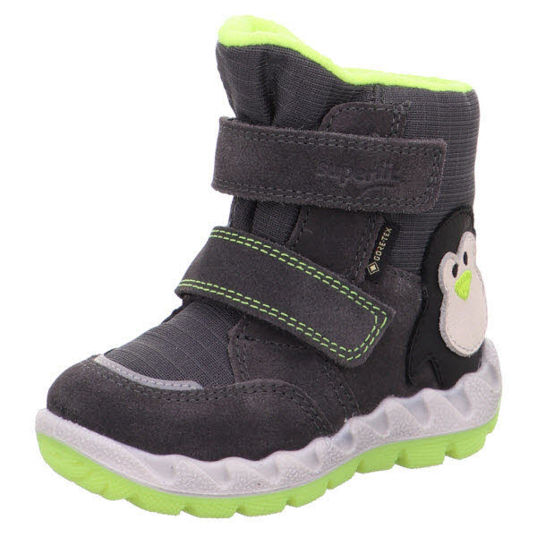 Superfit Klettstiefel Warmfutter Grau