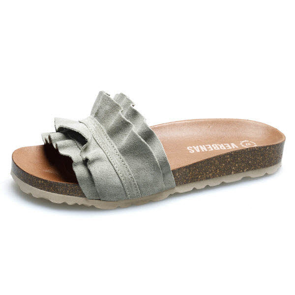 Verbenas Pantoffel Oliv