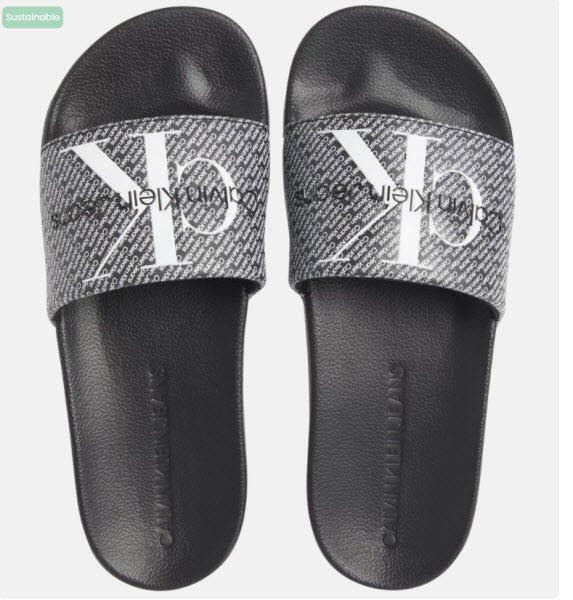 Calvin Klein Slides Schwarz