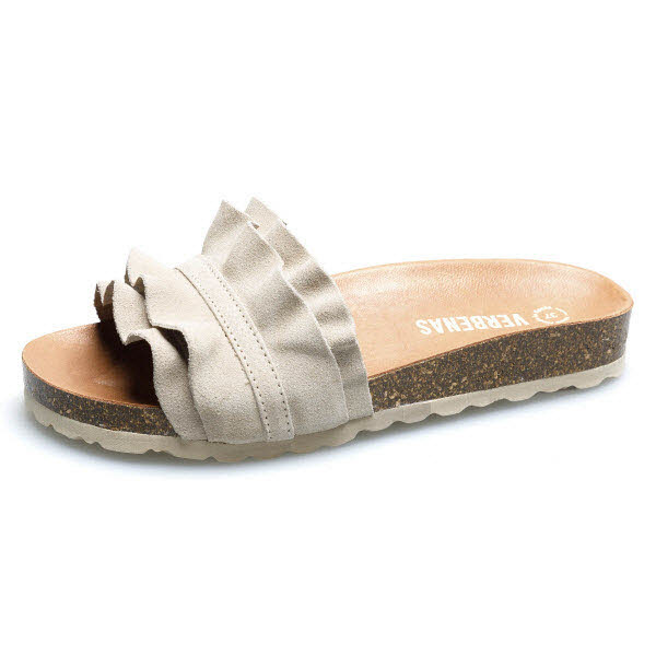 Verbenas Pantoffel Weiß