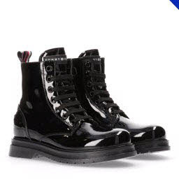 Tommy Hilfiger Schnürboot Schwarz - Bild 1