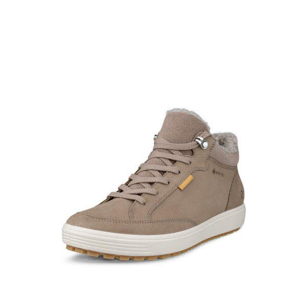 Ecco Soft 7 Schnürboot Taupe - Bild 1