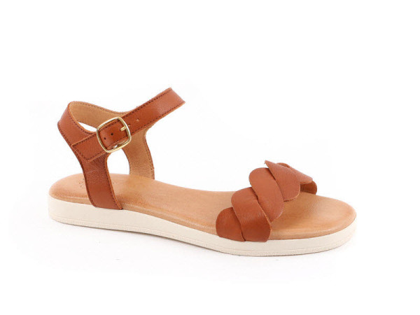 Apple of Eden Sandale Cognac