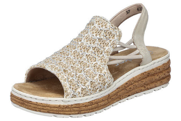 Rieker 6274160 627 Sandale Beige - Bild 1