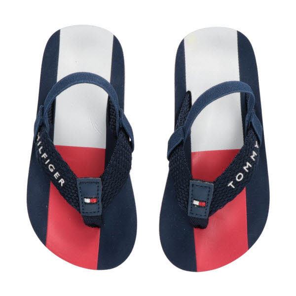 Tommy Hilfiger Zehentrenner-Sandale Blau - Bild 1