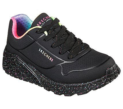 Skechers UNO LITE RAINBOW SPECKLE Sneaker Schwarz - Bild 1