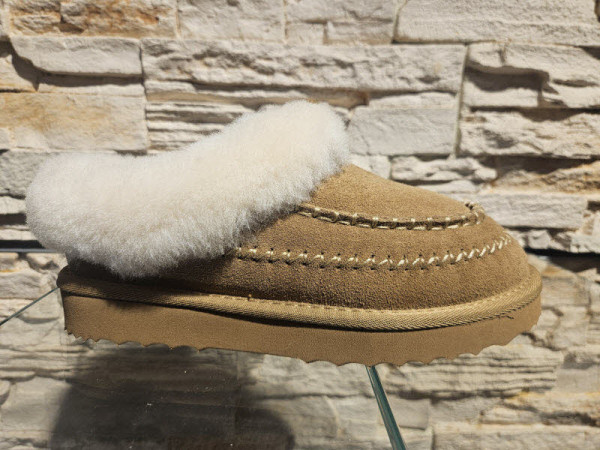 Meyla Pantoffel Cognac - Bild 1