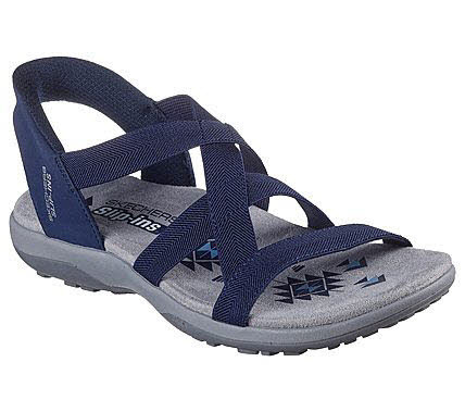 Skechers Slip Ins Sandale Blau