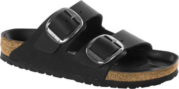 Birkenstock Arizona Big Buckle FL Pantoffel "Schmal" Schwarz