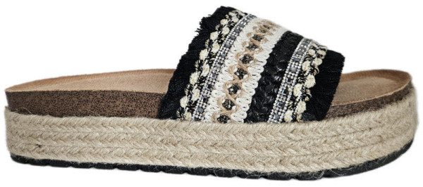 Meyla Pantoffel Schwarz