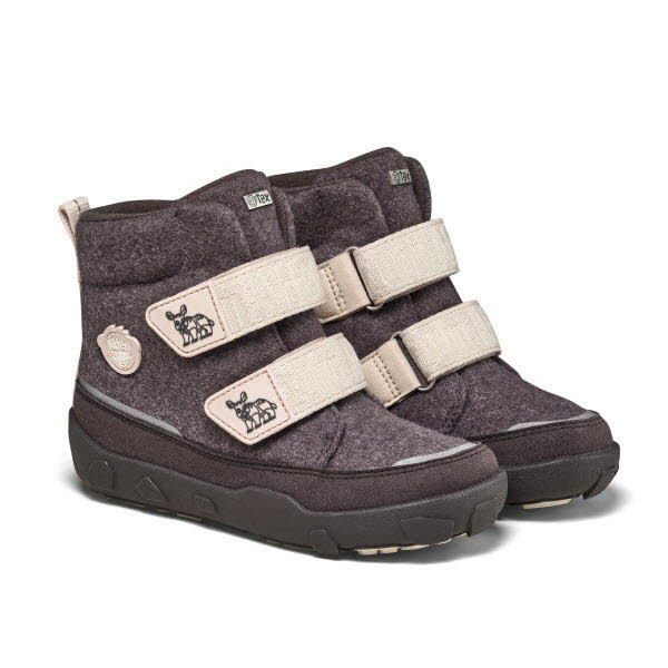 Affenzahn Midboot Comfy Wool Rhino Winterstiefel Grau - Bild 1