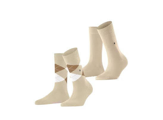 Burlington Socken 2-Pack Beige - Bild 1