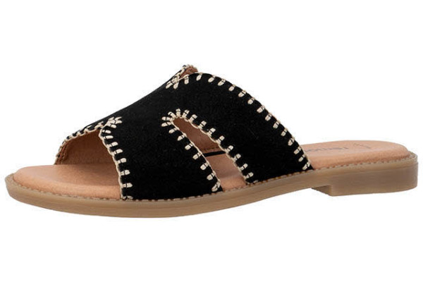 Remonte Pantoffel Schwarz - Bild 1