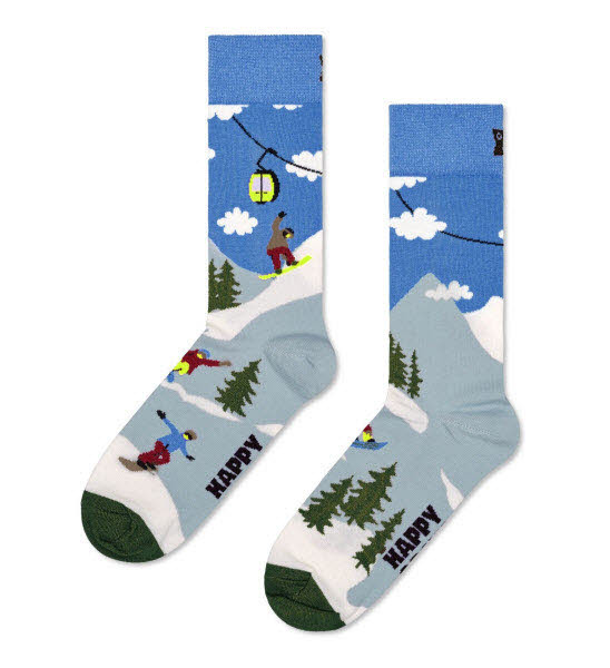 Happy Socks Snowboard Socken Bunt