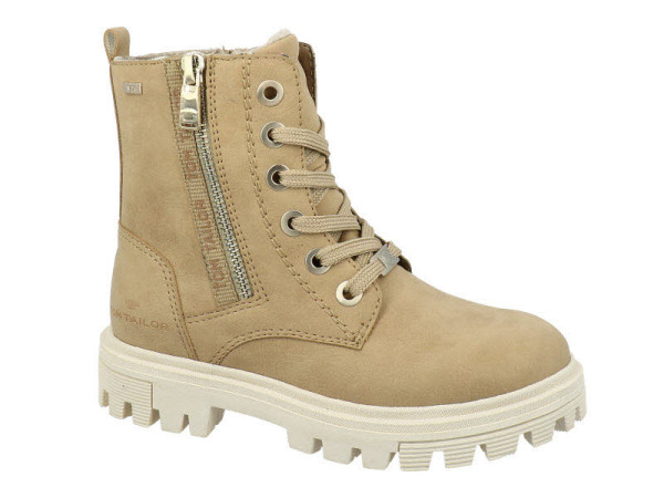 Tom Tailor Schnürboot Beige - Bild 1