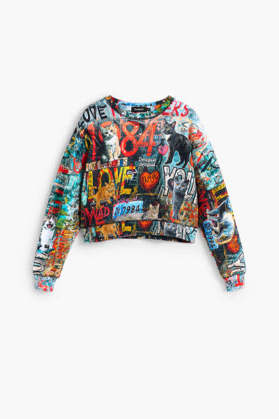 Desigual Sweatshirt Schwarz - Bild 1