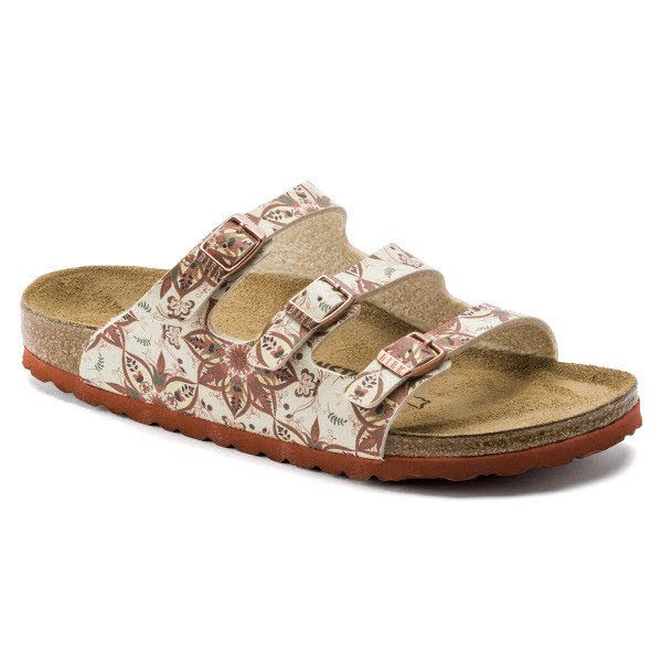 Birkenstock FLORIDA Pantoffel "Schmal" Beige