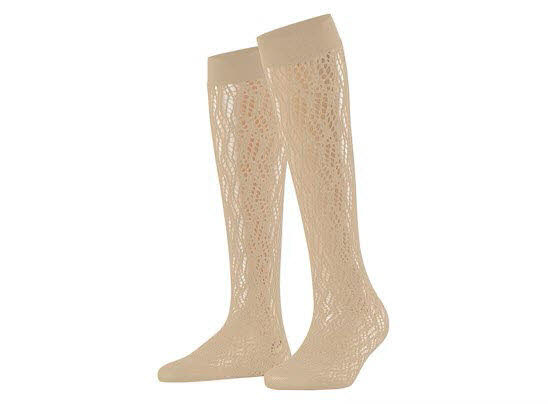 Falke Kniestrumpf Beige