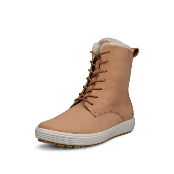 Ecco Soft 7 Schnürboot Beige - Bild 1