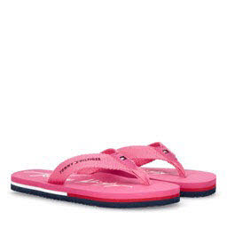 Tommy Hilfiger Zehentrenner Pantoffel Pink - Bild 1