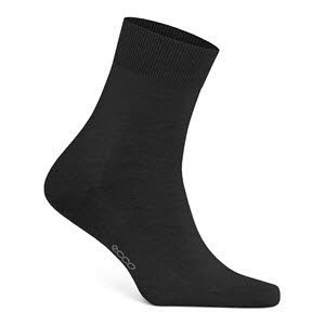 Ecco Longlife Ankle Cut Socken Schwarz