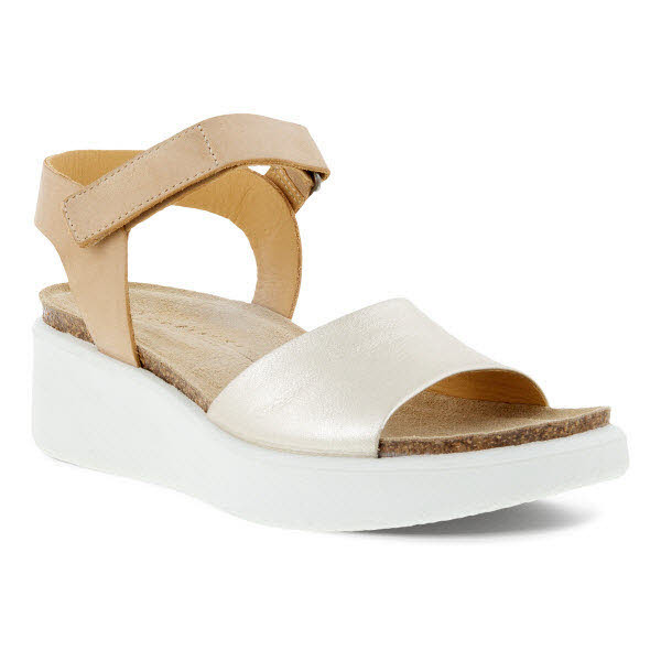 Ecco FLOWT LX WEDGE W Sandals Sandale Beige - Bild 1