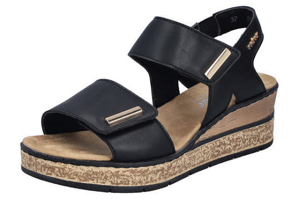 Rieker Sandale Schwarz - Bild 1