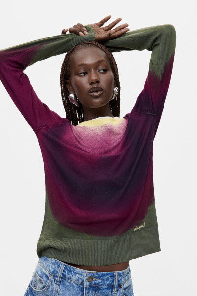 Desigual Pullover Grün - Bild 1