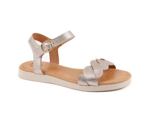 Apple of Eden Sandale Silber