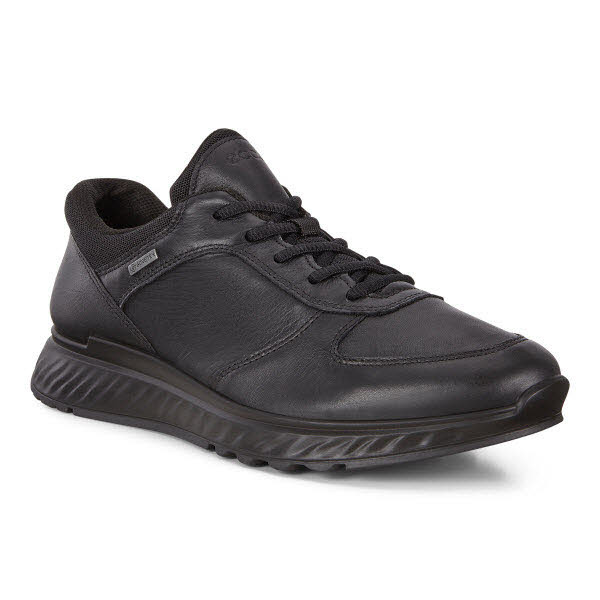 Ecco Exostride  Low GTX Schnürschuh Schwarz - Bild 1