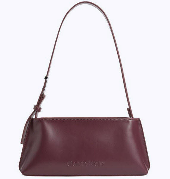 Calvin Klein Schultertasche Bordeaux