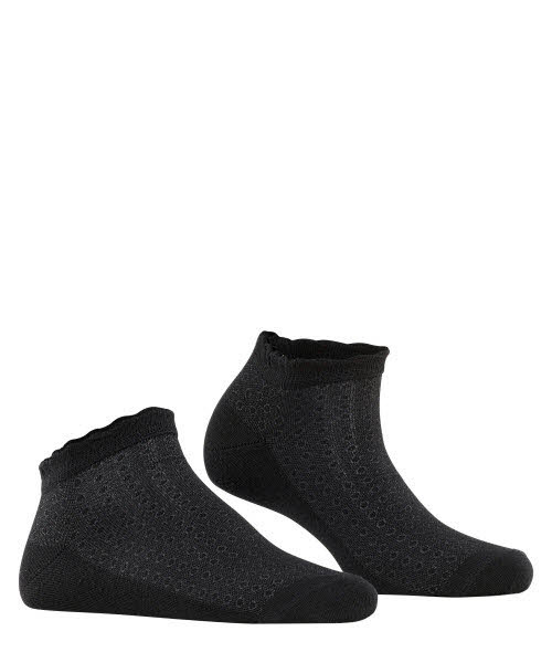 Burlington Sneakersocken Schwarz - Bild 1