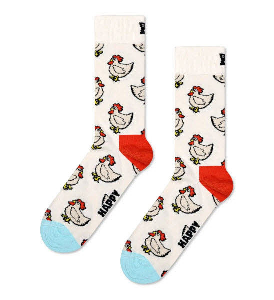 Happy Socks Rooster Socken Weiß