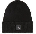 Calvin Klein CK PATCH BOUCLE BEANIE Mütze Schwarz
