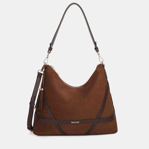 Binnari Schultertasche Braun
