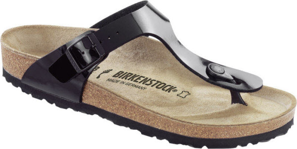 Birkenstock GIZEH Zehentrenner Pantoffel "Normal" Schwarz