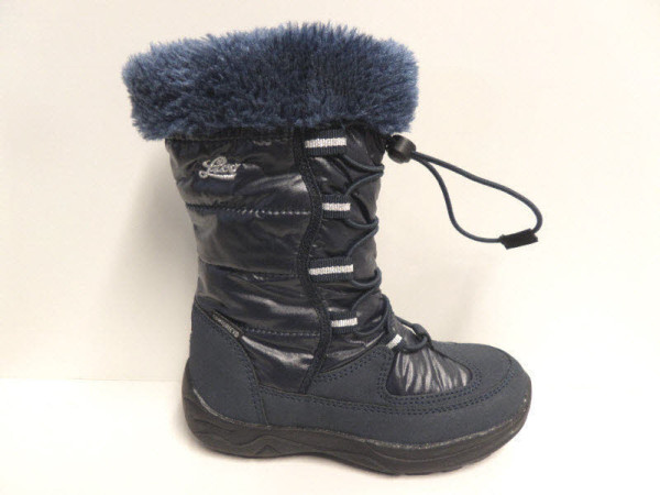 Lico Schnürstiefel mit Zip Blau