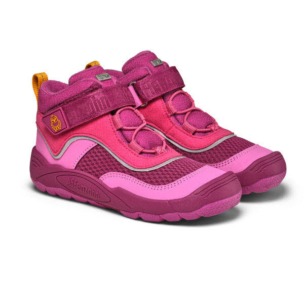 Affenzahn Lowboot Vegan Explory Vogel Übergangsschuh Pink - Bild 1