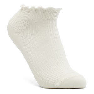 Ecco Classic Ruffled Low Cut Socke Weiss
