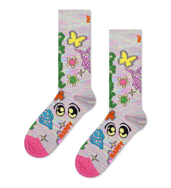 Happy Socks Socken Grau