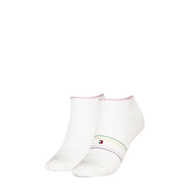 Tommy Hilfiger Sneakersocken 2-Pack Weiss - Bild 1